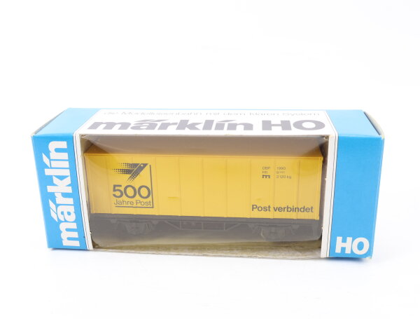 Märklin H0 84419 Güterwagen Containerwagen "500 Jahre Post" Sonderwagen gelb OVP