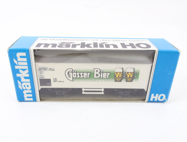 Märklin H0 4567 ged. Güterwagen Bierwagen "Gösser Bier" 081 5 538-1 ÖBB / OVP
