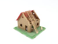 Spur H0 Gebäude Wohnhaus Rohbau Haus im Bau