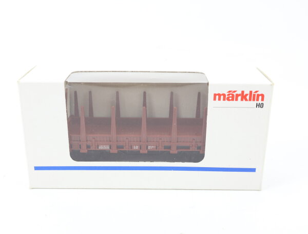 Märklin H0 4459 offener Güterwagen Rungenwagen 3361 494-0 Kls443 braun DB 1:87