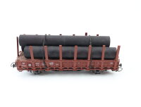 Roco H0 46031 Güterwagen Niederbordwagen Rungenwagen 400331 Rr20 DB / AC