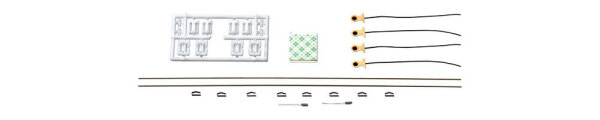 Roco H0 40361 Beleuchtung Universal-Beleuchtungssatz für kurze Waggons 1:87