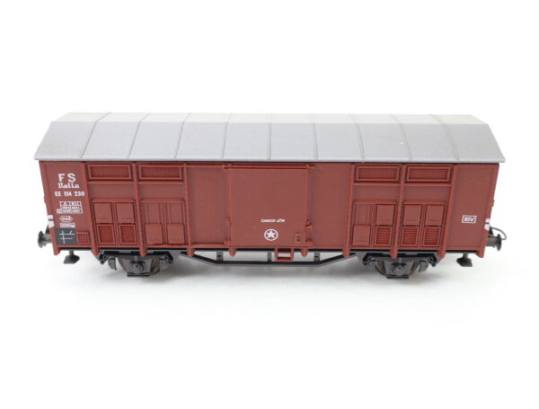 Roco H0 4300 ged. Güterwagen Spitzdach 114 230 FS Italia / AC