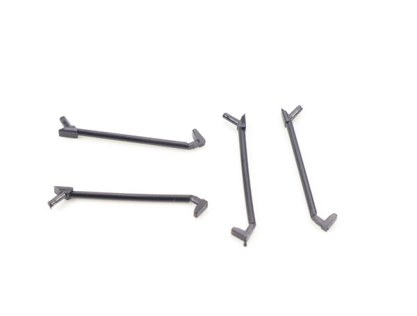 E1641 Fleischmann H0 12/6037 Ersatzteil Rauchkammerstreben 4-tlg. rechts 411901