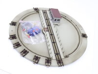 Märklin H0 7186 elektrische Drehscheibe mit Stellpult für M-Gleis / Blech