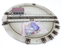 Märklin H0 7186 elektrische Drehscheibe mit Stellpult für M-Gleis / Blech