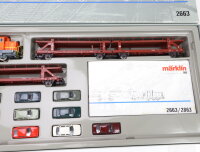 Märklin H0 2663 Zugset 19-tlg "Autotransport-Zug aus dem Volkswagen-Werk" / Dig.
