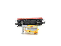 Märklin H0 4424 offener Güterwagen Niederbordwagen mit Bagger 323 1 791-5 DB