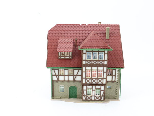 Vollmer H0 20512 Gebäude Stadthaus Wohnhaus Fachwerkhaus mit Hochparterreeingang