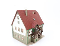 Vollmer H0 20512 Gebäude Stadthaus Wohnhaus Fachwerkhaus mit Hochparterreeingang