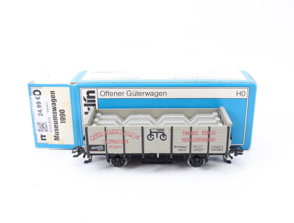Märklin H0 Güterwagen Museumswagen 1990 mit Metallbarren