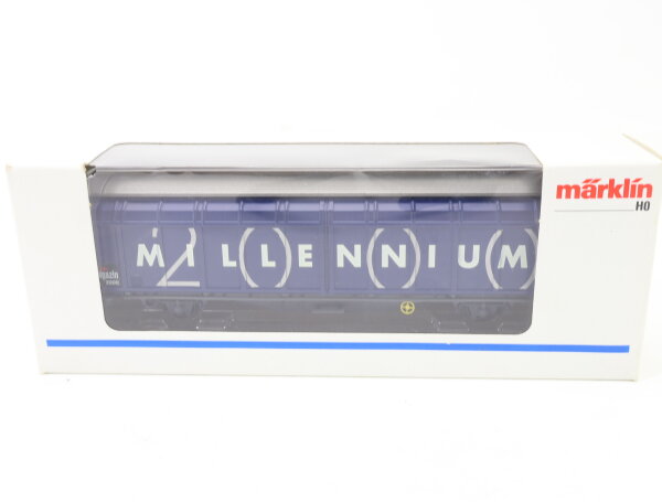 Märklin H0 Schiebewandwagen "Millennium" Magazin-Jahreswagen 2000 / NEM OVP