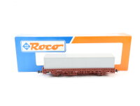 Roco H0 46306 Güterwagen Niederbordwagen Rungenwagen...