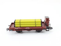 Märklin H0 46071 Güterwagen Niederbordwagen mit Brhs. + Ladung 51 023 DR/NEM OVP