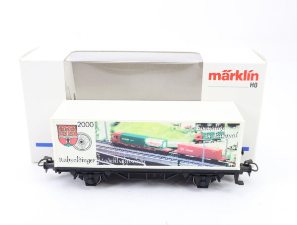 Märklin H0 4481 Güterwagen Sonderwagen "Ruhpoldinger Modellbahnschau 2000" MHI
