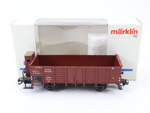 Märklin H0 46032 Güterwagen Hochbordwagen mit Brhs. 21 719 Essen DRG / NEM OVP