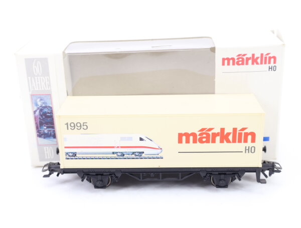 Märklin H0 84480 Güterwagen Containerwagen Sonderwagen "60 Jahre H0 Tischbahn"