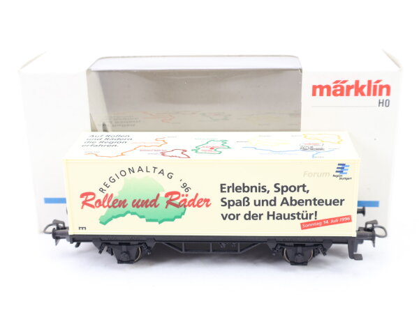 Märklin H0 Güterwagen Sondermodell "Regionaltag 96 - Rollen und Räder" /MHI OVP