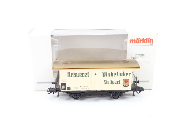 Märklin H0 48283 Güterwagen Bierwagen 600 082 "Brauerei Dinkelacker" / NEM