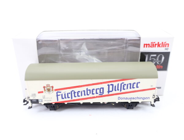Märklin H0 46206 Güterwagen Bierwagen 082 0 517-9 "Fürstenberg Pilsener DB / NEM