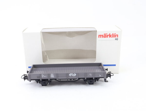E439 Märklin H0 4433 offener Güterwagen Niederbordwagen 942 3 122-3 NS / OVP