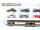 Märklin H0 47121 Doppel-Autotransportwagen mit 8 PKW 435 2 006-9 DB/ NEM MHI OVP