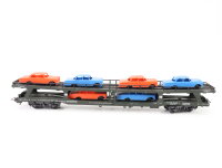 Lima H0 309054 Güterwagen Autotransportwagen teilbeladen grün 80 021-3 DDM915 DB