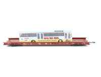 Märklin H0 4743 Güterwagen Niederflurwagen mit Bus "Sonderfahrt" 498 3 103-0 DB