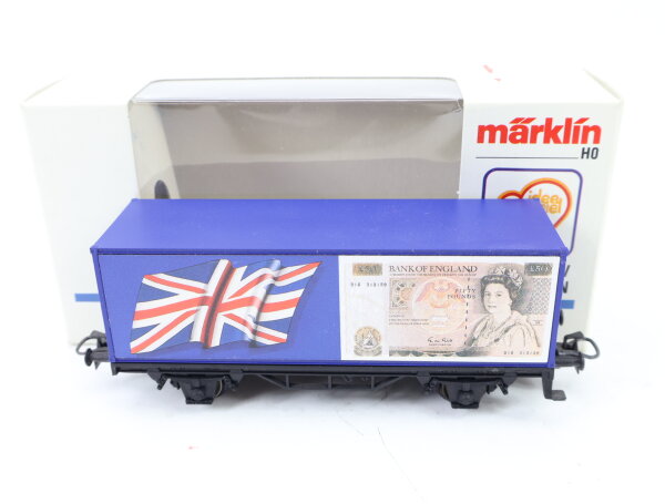 Märklin H0 84571 Güterwagen Containerwagen Europa 1993 SoMo "Großbritannien"