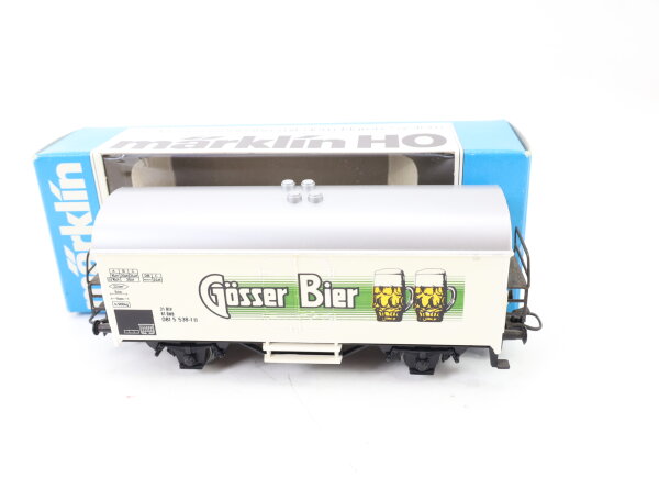 Märklin H0 4567 Güterwagen Bierwagen Kühlwagen "Gösser Bier" 081 5 538-1 ÖBB