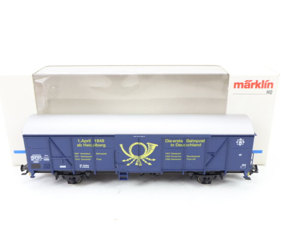 Märklin H0 PMS 61-02 47368 Güterwagen Bahnpost-Sonderwagen 1998 / NEM