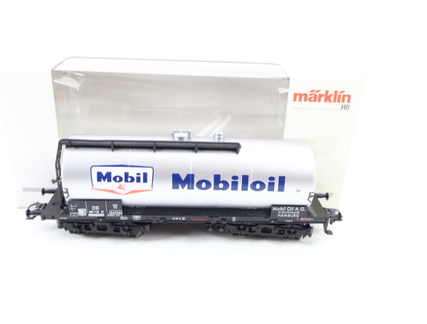 Märklin H0 46526 Güterwagen Kesselwagen 580 720 DB "Mobiloil" / NEM