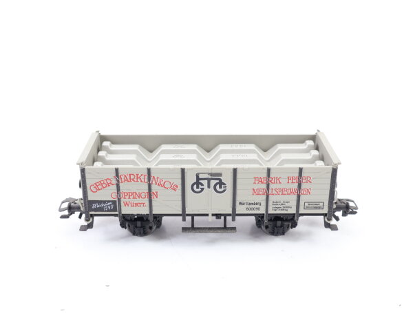 Märklin H0 Güterwagen Museumswagen 1990 mit Metallbarren 600090 K.W.St.E.