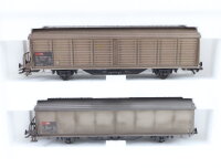 Märklin H0 47352 Güterwagen-Set 2 t-tlg. Schiebewandwagen SBB-CFF / NEM OVP