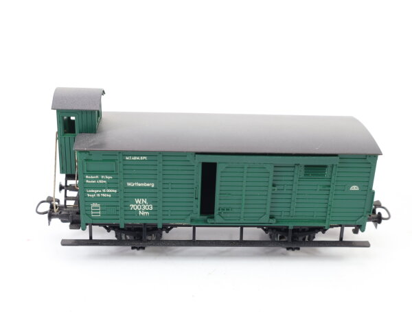 Märklin H0 4679 gedeckter Güterwagen mit Bremserhaus Württemberg 700 303 Nm