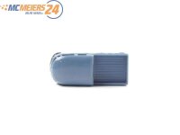 Wiking H0 327/1C Modellauto VW T1 Doppelkabine mattgraublau~ 1:87 E73a