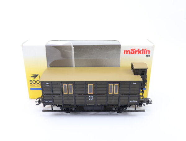 Märklin H0 PMS 60-01 4500 Personenwagen Bahnpostwagen 3059 Post K.P.E.V.