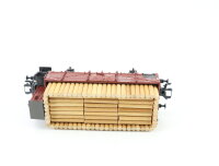 Märklin H0 46032 Güterwagen Hochbordwagen mit Brhs. 54 071 Halle DRG / NEM