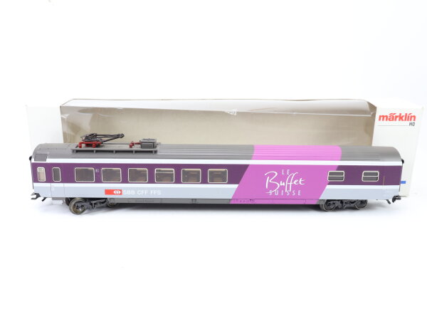 Märklin H0 4125 Personenwagen "Le Buffet Suisse" 94 002-2 SBB CFF FFS / NEM