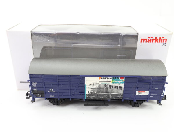 Märklin H0 48511 gedeckter Güterwagen Magazin-Jahreswagen 2011 513 151 / NEM OVP