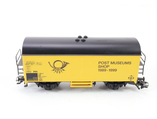 Märklin H0 94049 gedeckter Güterwagen Postmuseums Shop 1989-1999 PMS 806 2 273-1