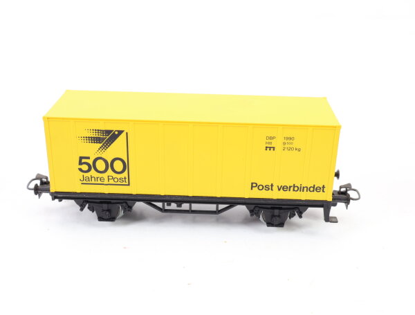 Märklin H0 84419 Güterwagen Containerwagen "500 Jahre Post" Sonderwagen gelb OVP
