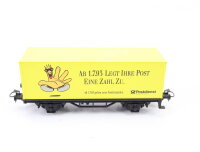 Märklin H0 84577 Güterwagen Containerwagen "Ab 1.7.93 neue PLZ" Postdienst gelb