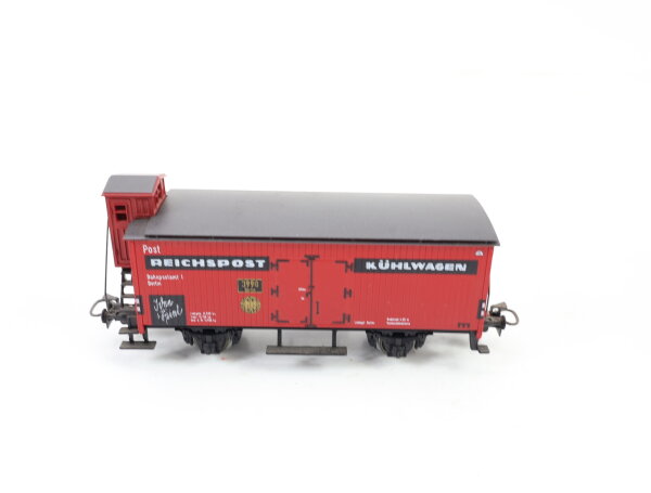 Märklin H0 84681 gedeckter Güterwagen m. Bremserhaus "Reichspost" 3990 DRG rot