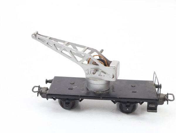 Märklin H0 366  Kranwagen mit kleinem Ausleger 10T und Geländer 1:87