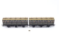 Märklin H0 4207 Personenwagen Doppel-Abteilwagen 2. Klasse 1557/1558 K.P.E.V.