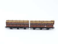 Märklin H0 4208 Personenwagen Doppel-Abteilwagen 3. Klasse 3796/3797 K.P.E.V.