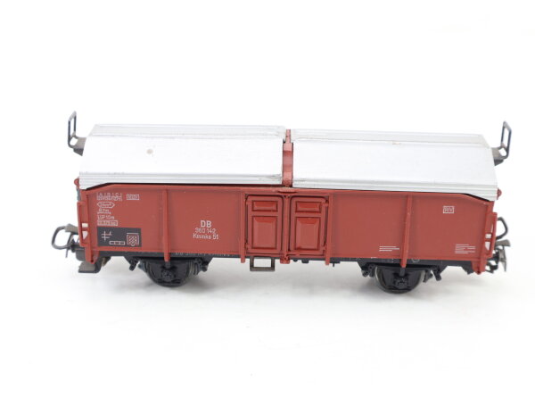 Märklin H0 4619 Güterwagen Hubschiebedachwagen 360 142 Kmmks 51 braun DB