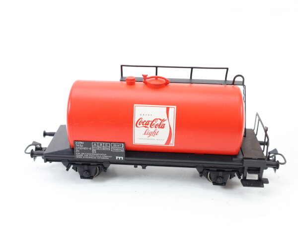 Märklin H0 4648 95003 Güterwagen Kesselwagen "Coca Cola light" 0703 651-6 SJ rot