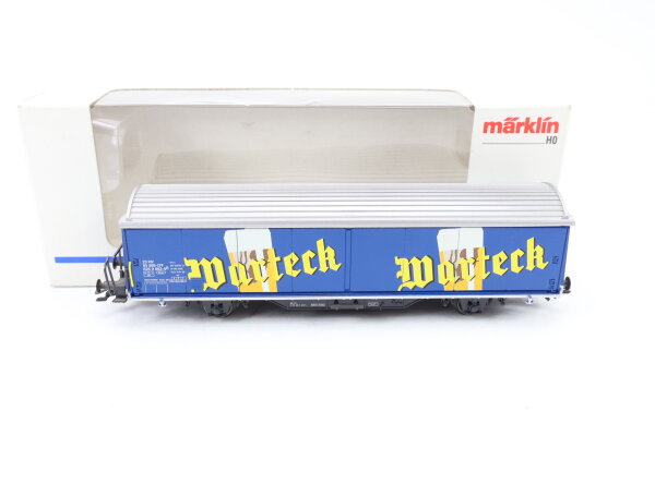 Märklin H0 4836 Güterwagen Schiebewandwagen "Warteck" 9 663-5 SBB / NEM OVP